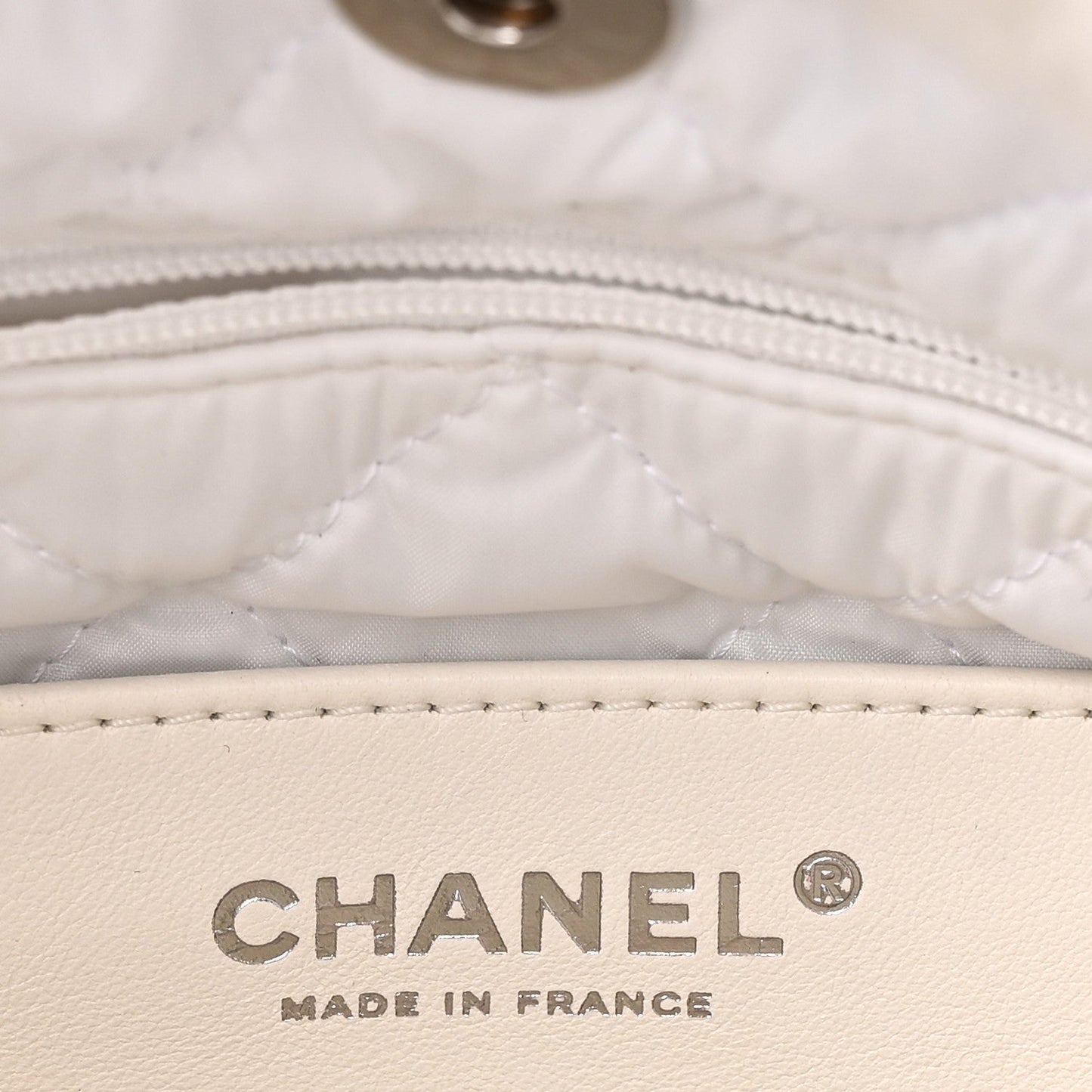 Shearling Coco Neige Backpack White