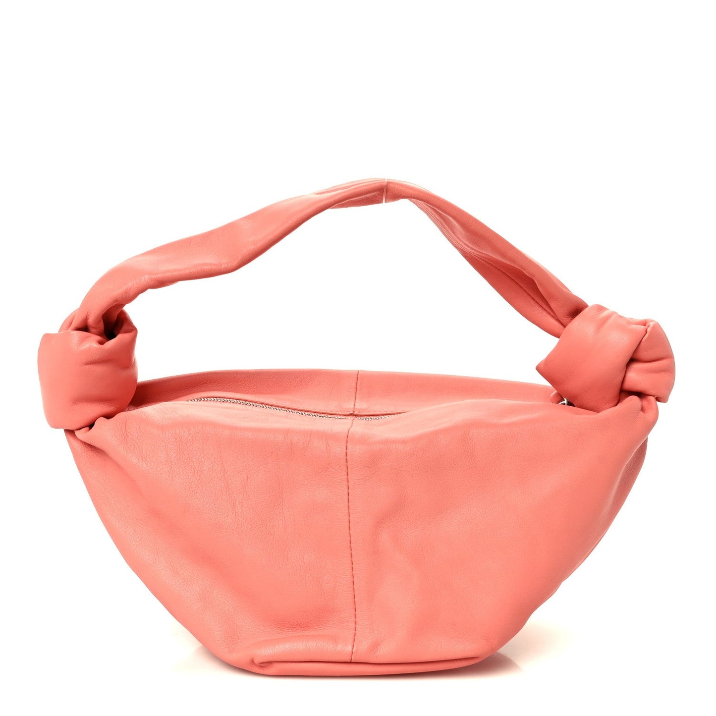 Calfskin Mini Double Knot Bag Peach