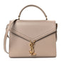 Grain de Poudre Medium Classic Monogram Cassandra Top Handle Dark Beige