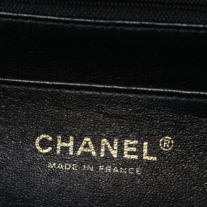Caviar Jumbo Single Flap Black
