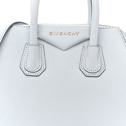 Sugar Goatskin Mini Antigona Baby Blue