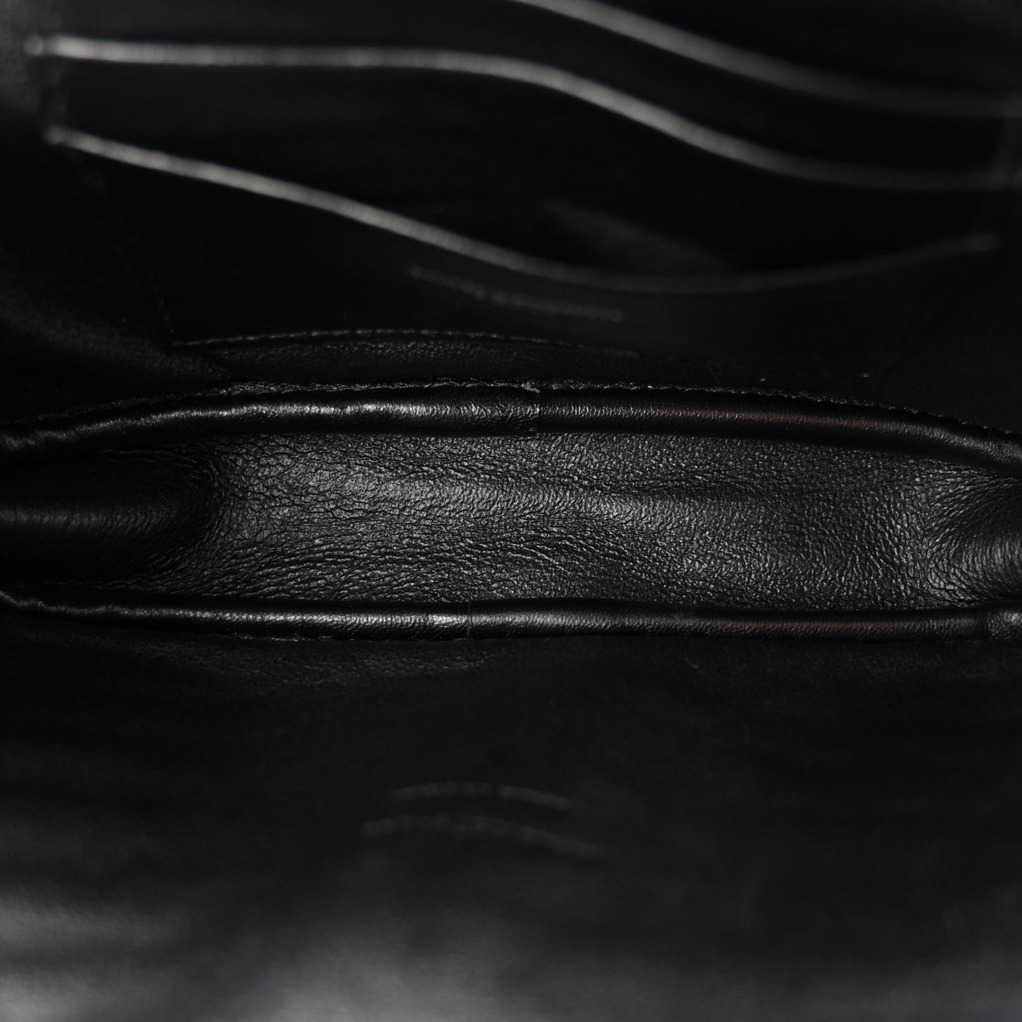 Grain De Poudre Matelasse Monogram Mini Lou Camera Bag Black