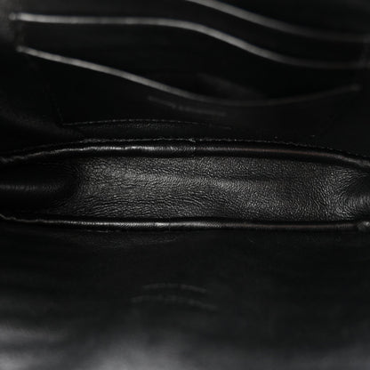 Grain De Poudre Matelasse Monogram Mini Lou Camera Bag Black