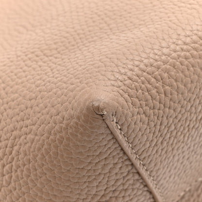Pebbled Calfskin Small Everyday Cabas Biscotto