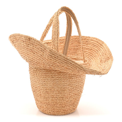 Raffia Sol Bucket Bag Natural