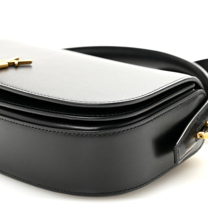 Box Calfskin Voltaire Top Handle Crossbody Bag Black