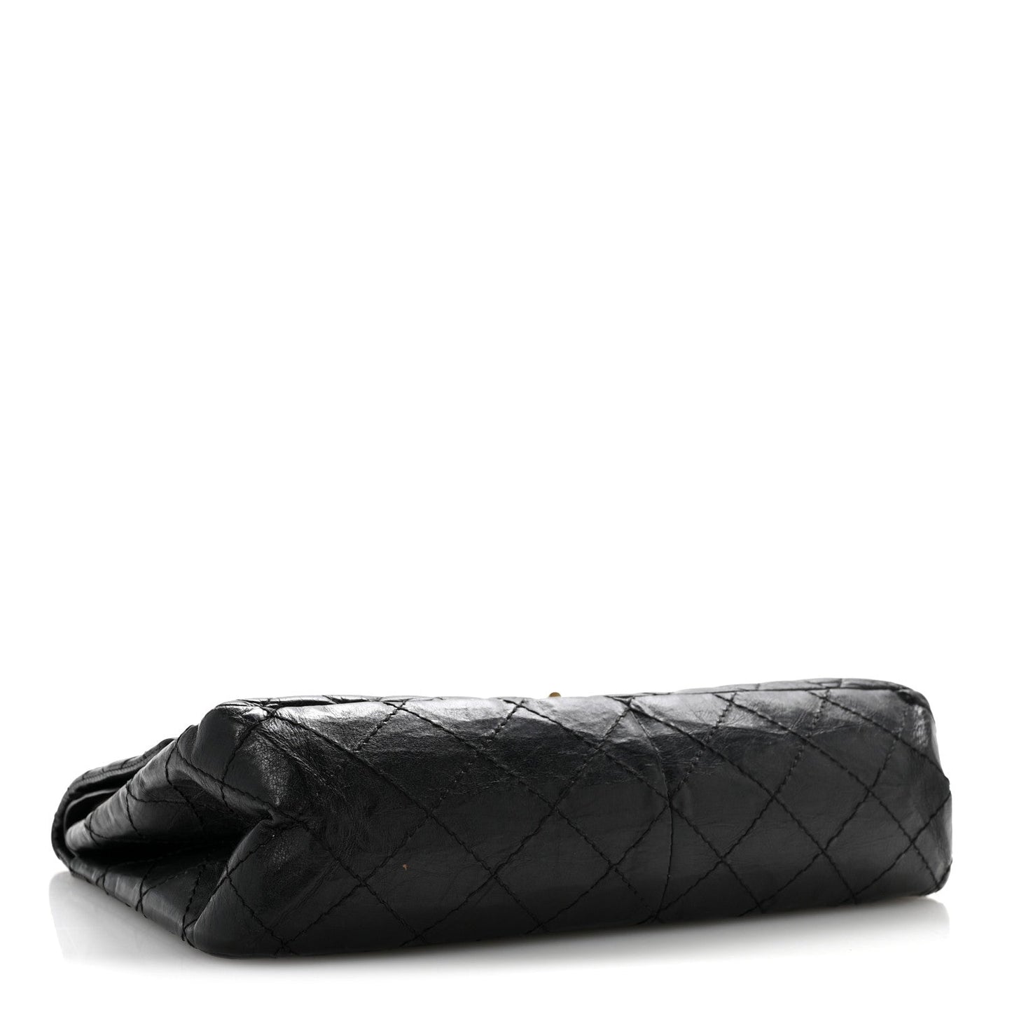 Aged Calfskin Quilted 2.55 Reissue 226 Flap Black