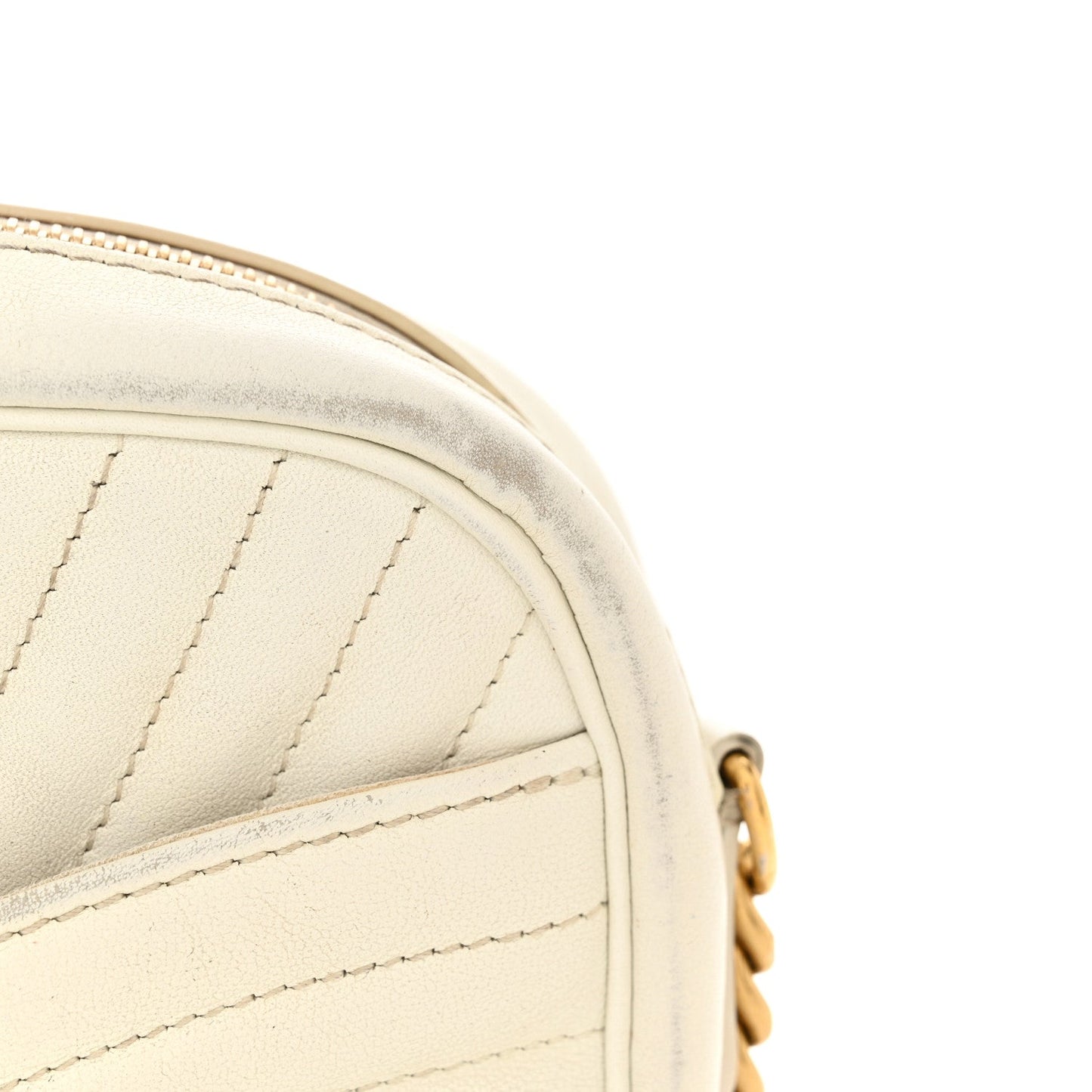 Calfskin New Wave Camera Bag White