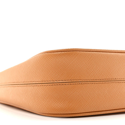 Saffiano Lux Mini Re-Edition Shoulder Bag Arancio