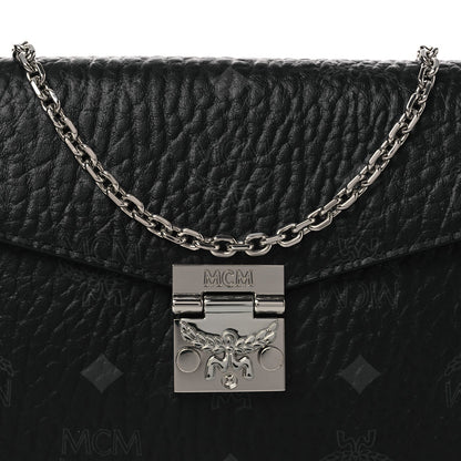 Visetos Medium Patricia Wallet On Chain Black