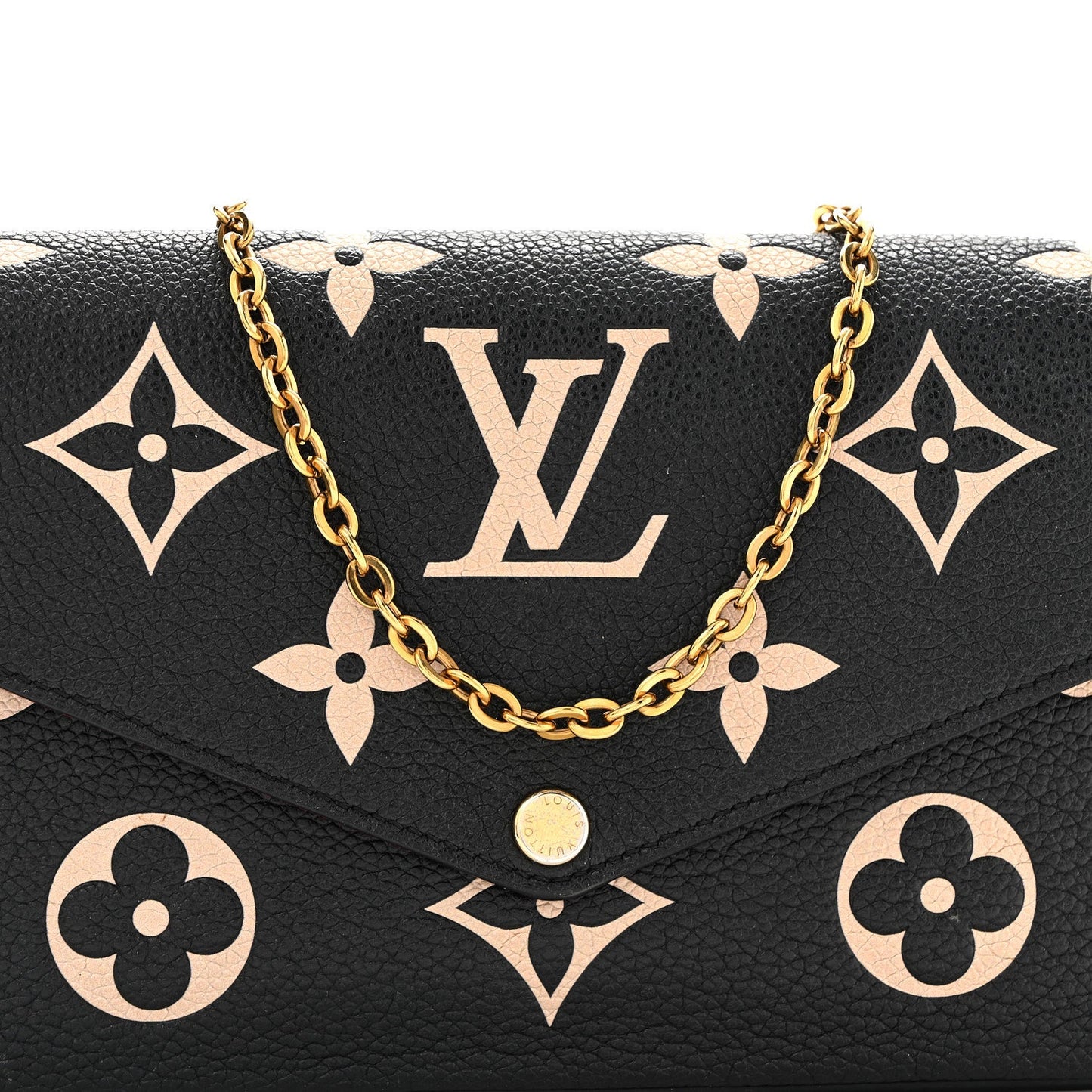 Empreinte Monogram Giant Felicie Pochette Black Beige