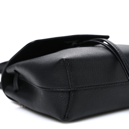 Calfskin Mini Lady Bag Black Flamma