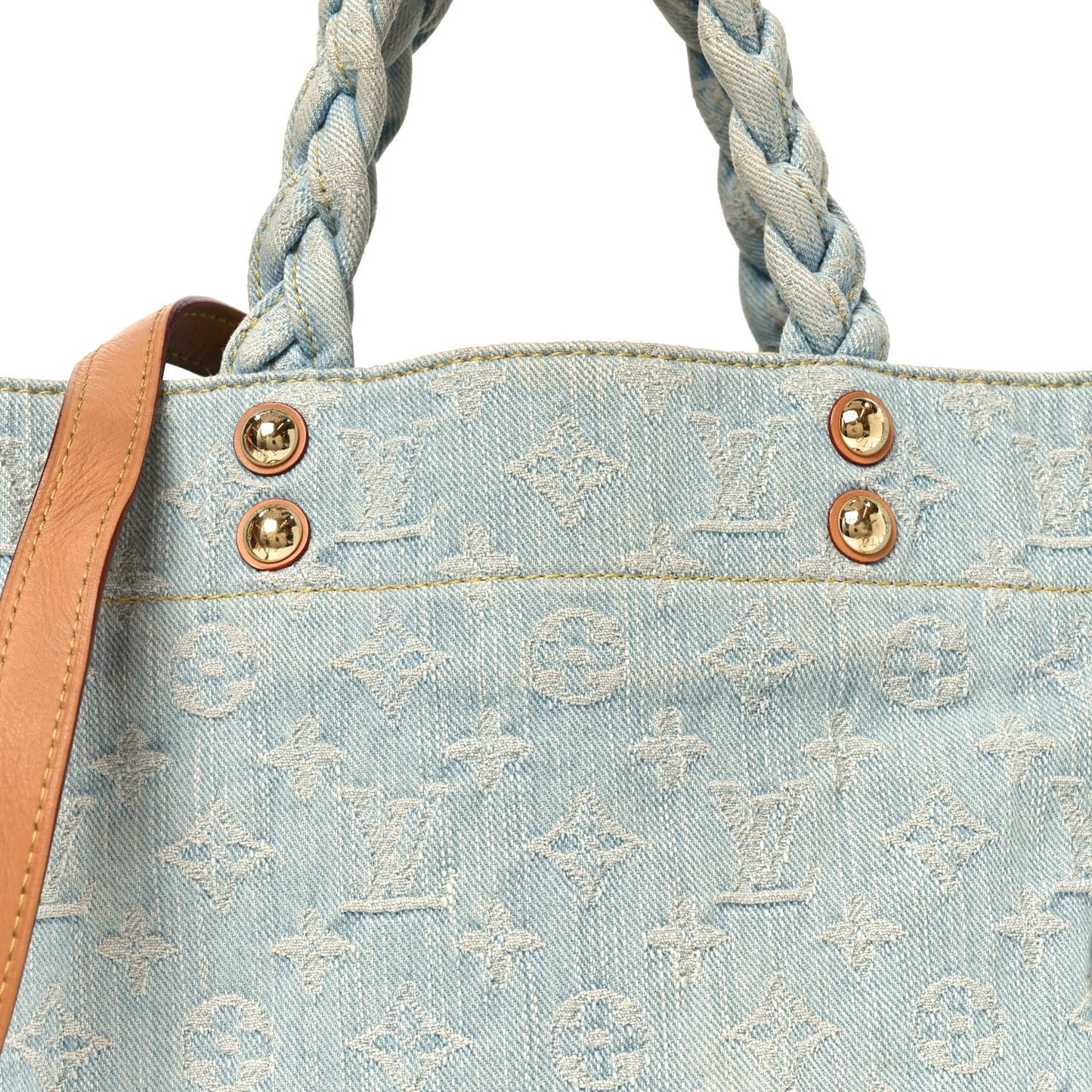 Monogram Washed Denim Let Go PM Sky Blue