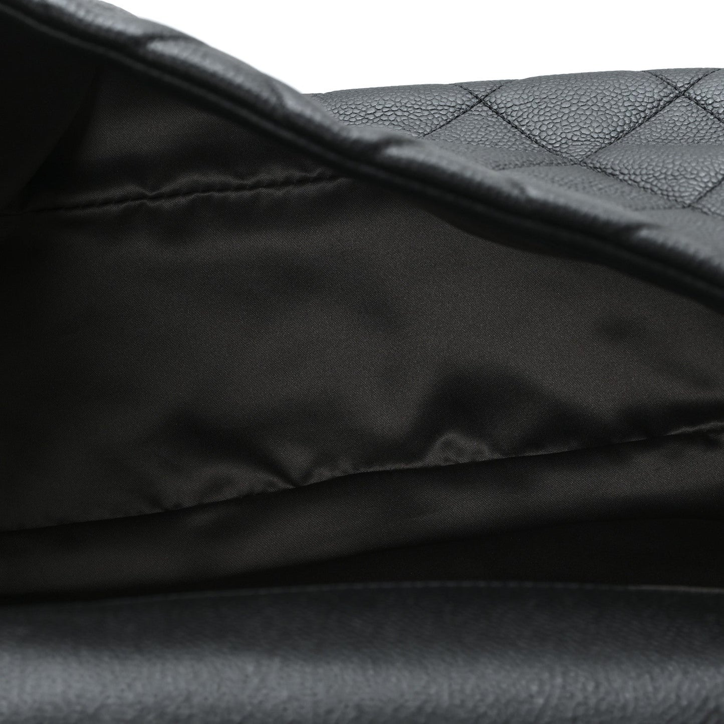 Caviar Quilted Coco Casual Flap Black