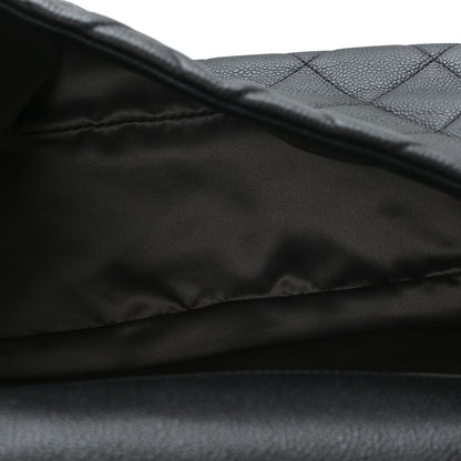 Caviar Quilted Coco Casual Flap Black