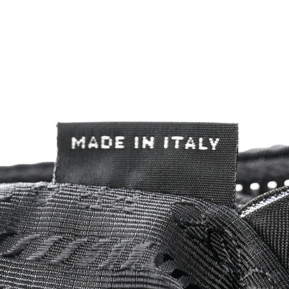 Tessuto Nylon Saffiano Mini Re-Edition 2005 Bag Black