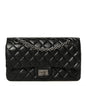 Aged Calfskin Quilted 2.55 Reissue 225 Flap Black