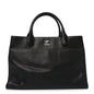 Caviar Medium Cerf Executive Shopper Tote Black