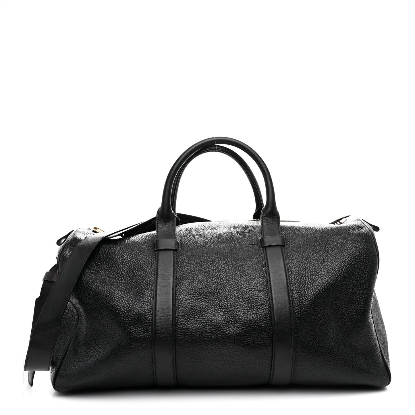Calfskin Buckley Duffle Bag Black