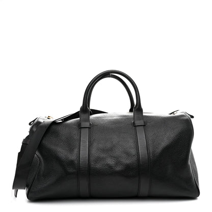 Calfskin Buckley Duffle Bag Black