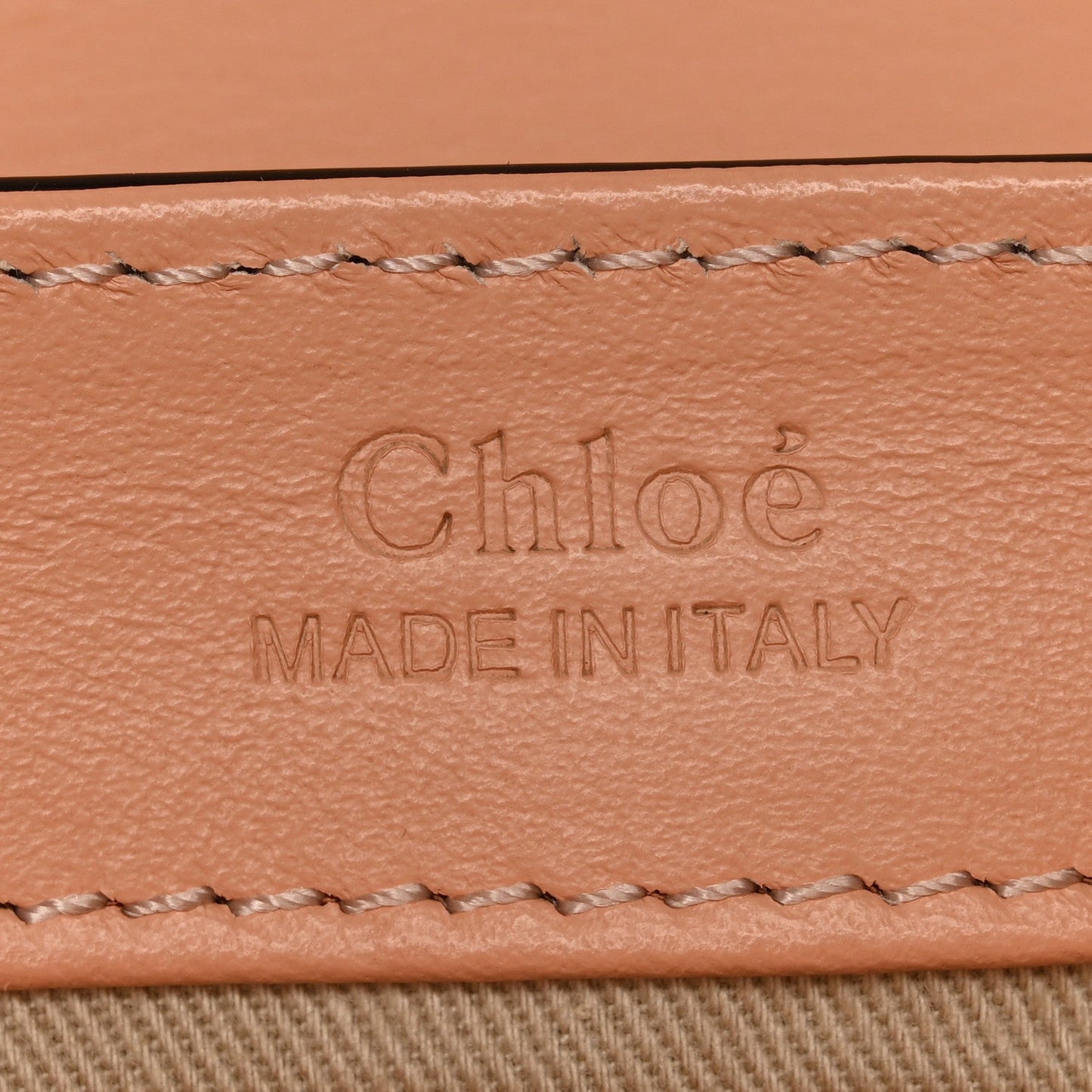 Calfskin Crocodile Embossed Mini C Double Carry Milky Orange