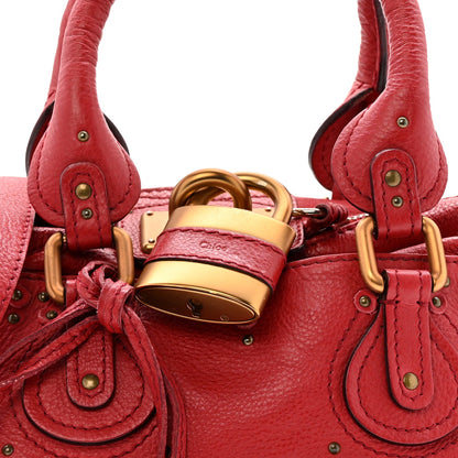 Calfskin Medium Paddington Satchel Rouge