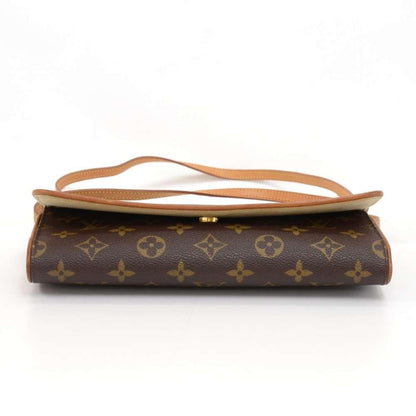 Louis Vuitto Pochette Twin GM Monogram Canvas Shoulder Bag
