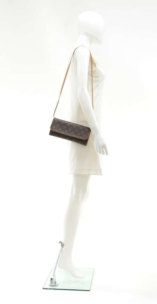 Louis Vuitto Pochette Twin GM Monogram Canvas Shoulder Bag