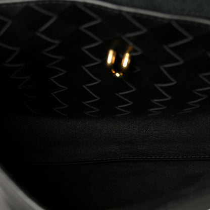Silky Calfskin Small Ciao Ciao Black
