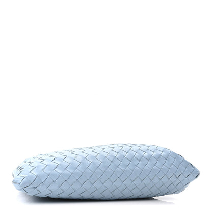 Calfskin Intrecciato Small Hop Ice
