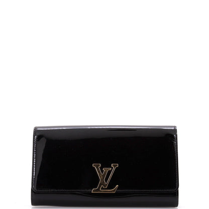 Louis Vuitton Louise Clutch Patent East West