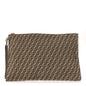 Suede Vitello Grace Micro FF Large Flat Pouch Nude Spring Maya