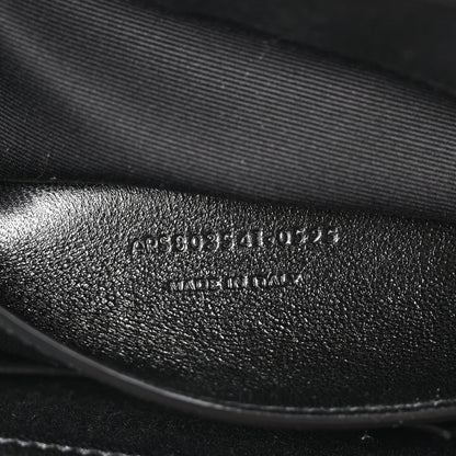 Lambskin Chevron Quilted Large LouLou Black