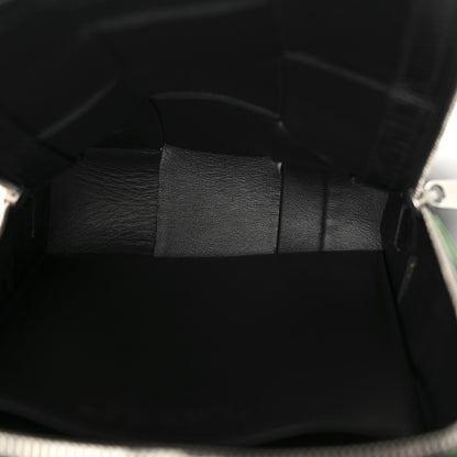 Calfskin Intrecciato Mini Cassette Sling Bag Black Parakeet