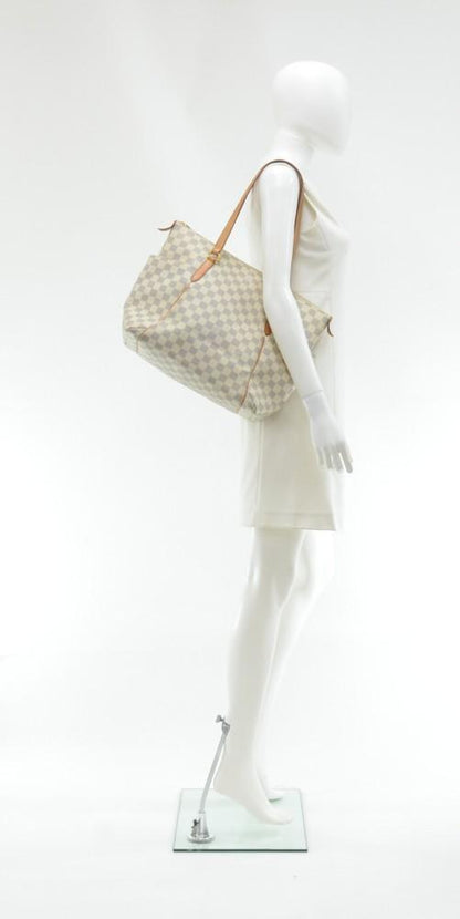 Louis Vuitto Totally PM Damier Azur Canvas Shoulder Bag