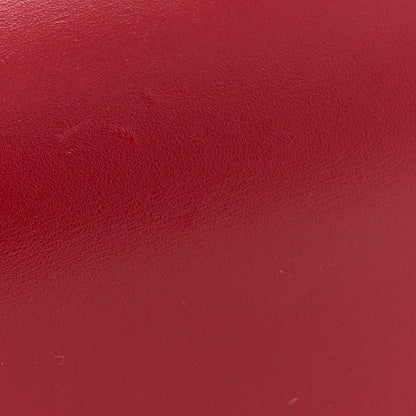 Box Calfskin Small Classic Box Flap Bag Red