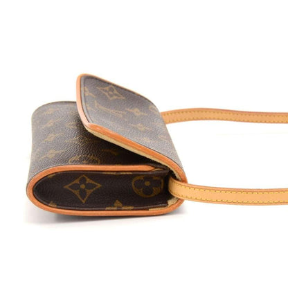 Louis Vuitto Pochette Twin PM Monogram Canvas Shoulder Bag