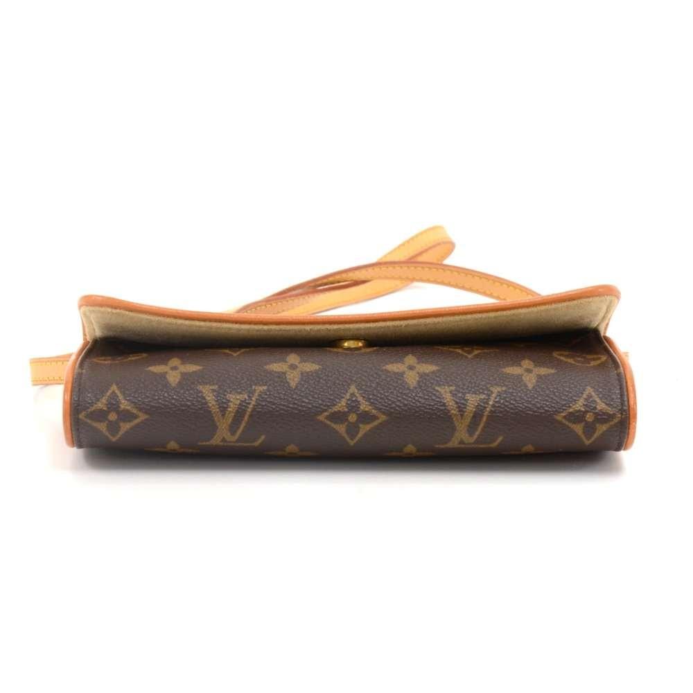Louis Vuitto Pochette Twin PM Monogram Canvas Shoulder Bag
