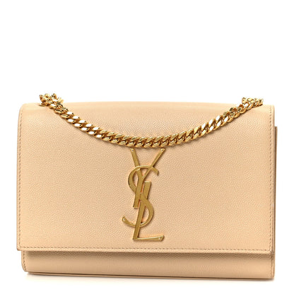 Grain De Poudre Medium Monogram Kate Satchel Nude Powder