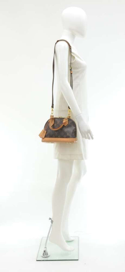 Louis Vuitto Alma BB Monogram Canvas Shoulder Bag