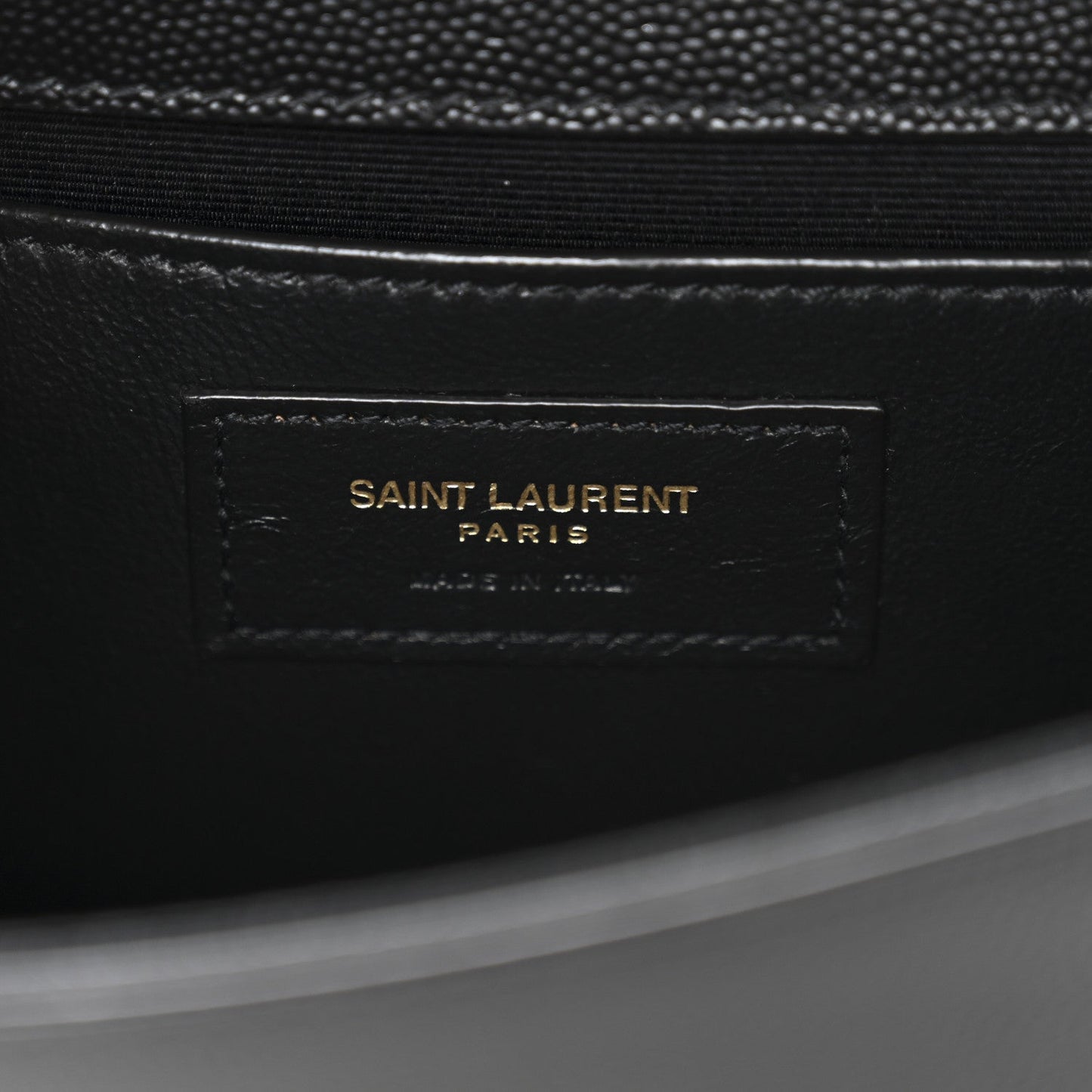 Grain De Poudre Small Classic Monogram Kate Satchel Black