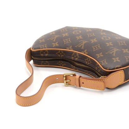 Louis Vuitto Pochette Croissant Monogram Canvas Shoulder Handbag