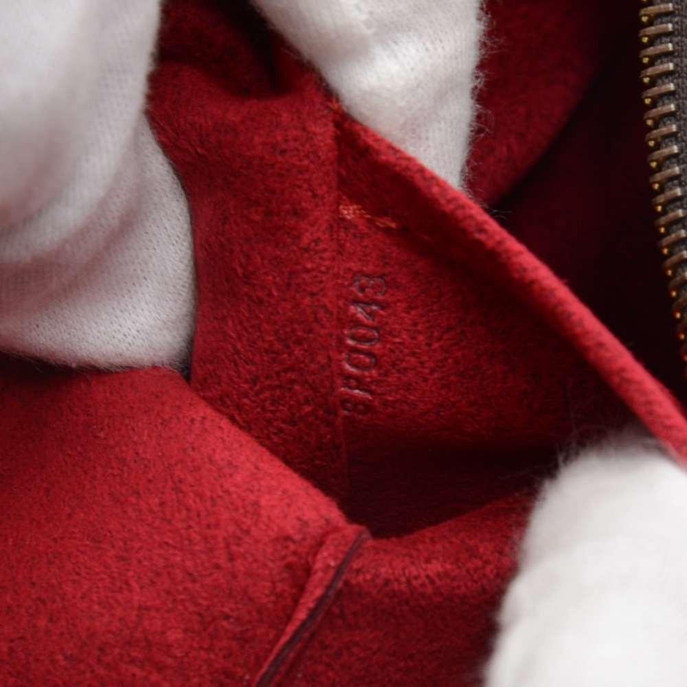 Louis Vuitto Pochette Croissant Monogram Canvas Shoulder Handbag
