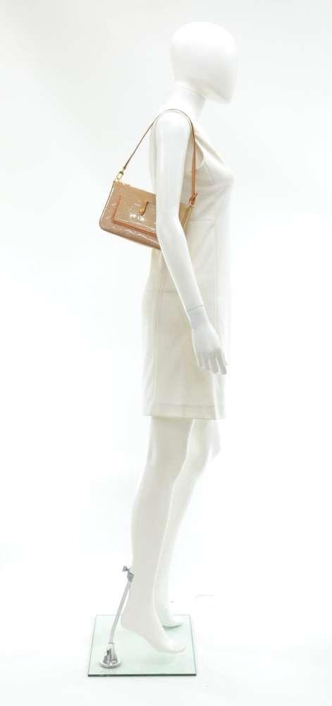 Louis Vuitto Mallory Square Vernis Leather Shoulder Bag