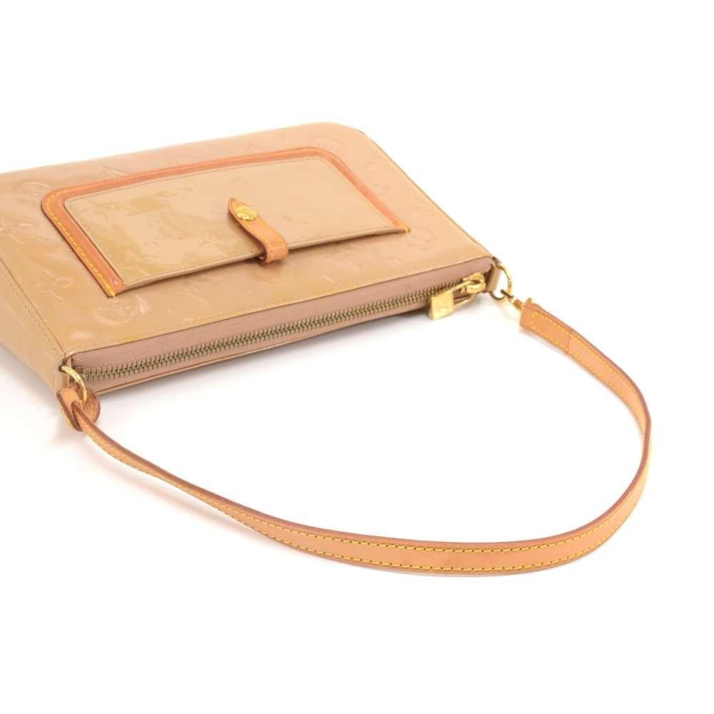 Louis Vuitto Mallory Square Vernis Leather Shoulder Bag