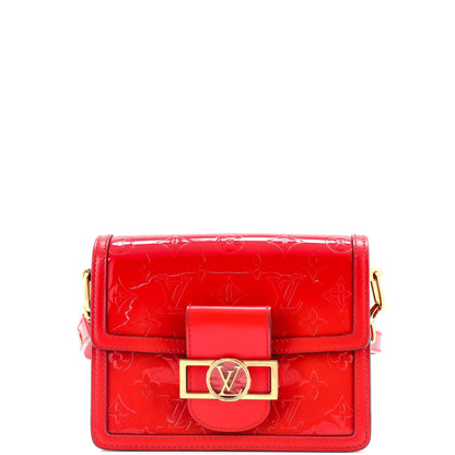 Louis Vuitton Dauphine Shoulder Bag Monogram Vernis Mini