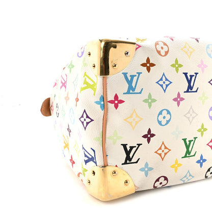 Monogram Multicolor Speedy 30 White