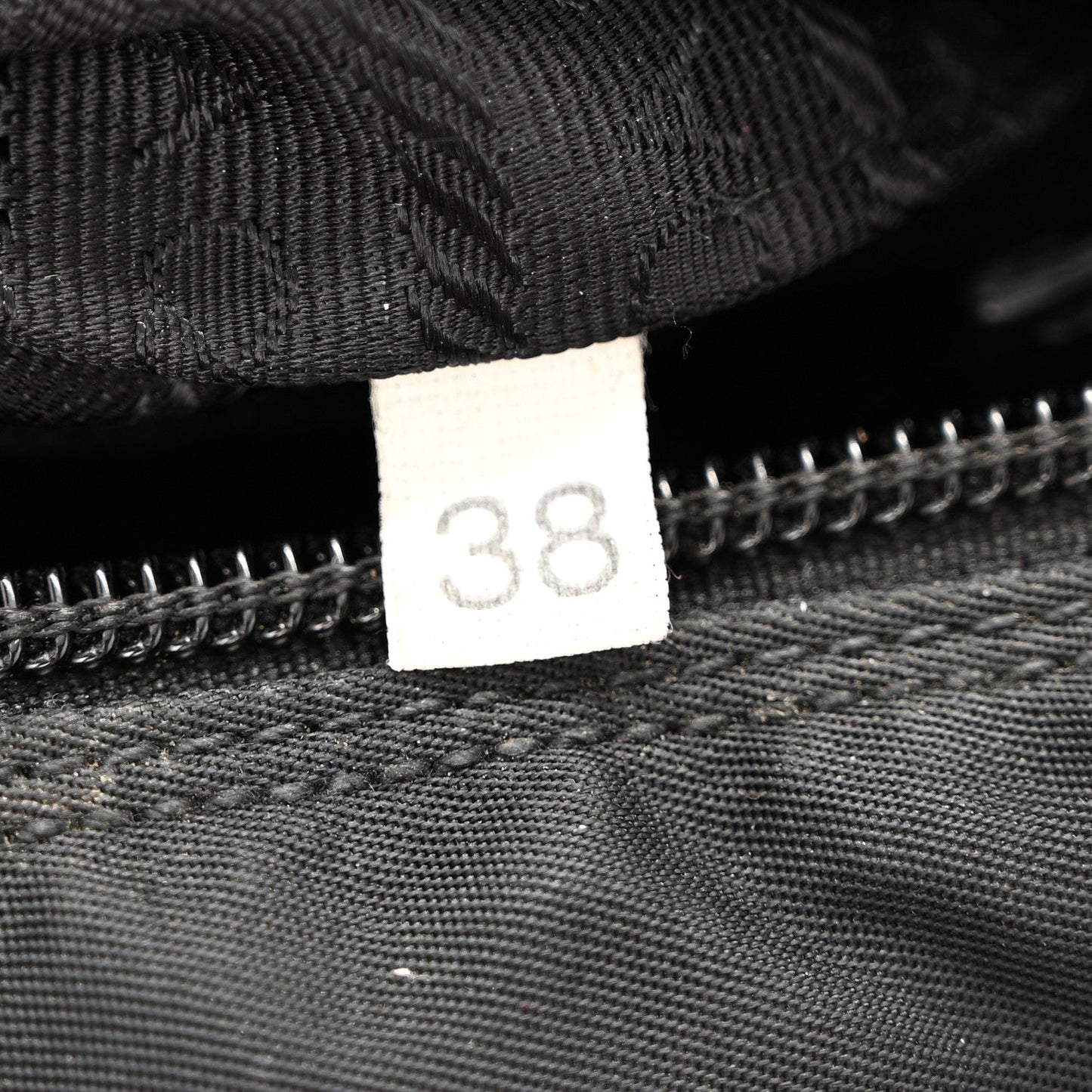 Nylon Vela Saffiano Single Buckle Messenger Shoulder Bag Black