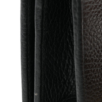 Calfskin Mini GG Marmont Chain Wallet Black