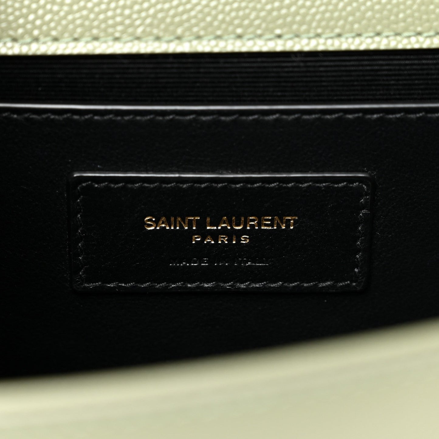 Grain De Poudre Medium Classic Monogram Kate Satchel Light Sage